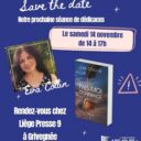 Dédicace avec Eva Collin à Liège Presse